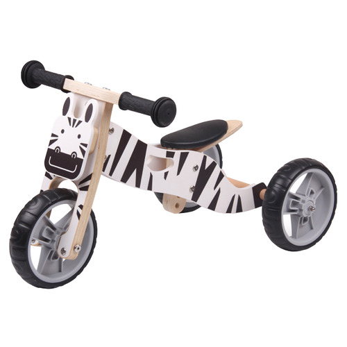 Kids' 2 in 1 Zebra Mini Bike
