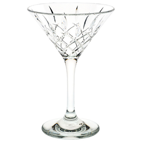EndureDrinkware Deon Diamond Cut 235ml Polycarbonate Martini Glasses