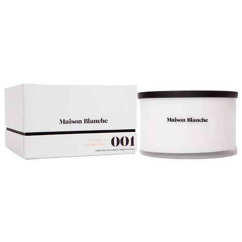 800g Cotton & Camomile Deluxe Scented Candle