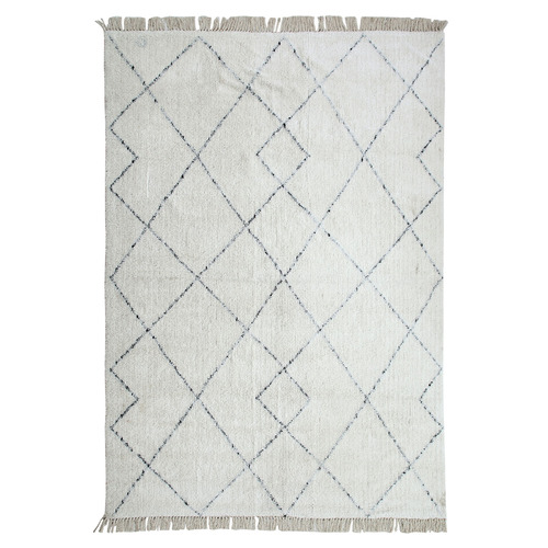 Cream Swansea Hand Tufted Cotton & Wool Rug Temple & ster