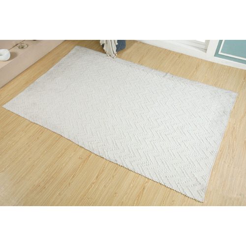 BAHA Whitehaven Hand Woven Cotton & Wool Rug | Temple & Webster