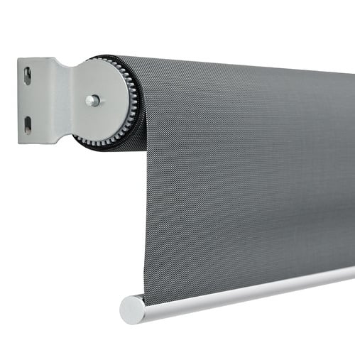 Graphite Aster Sunscreen Roller Blind