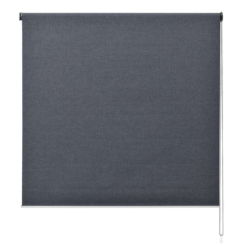 Charcoal Sabra Textured Blockout Roller Blind
