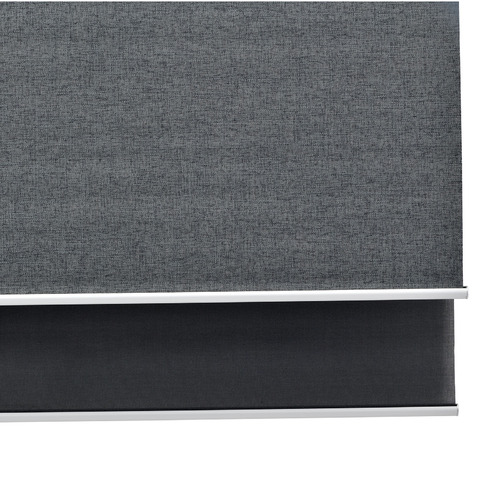 Charcoal Nala & Misha Double Roller Blind