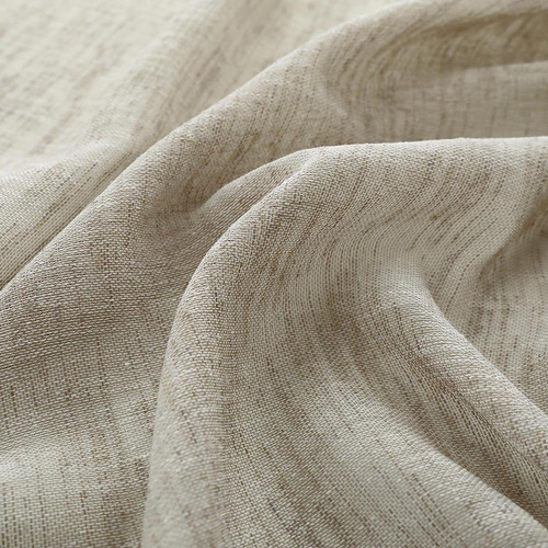 Straw Sorrento Single Panel Eyelet Sheer Curtain
