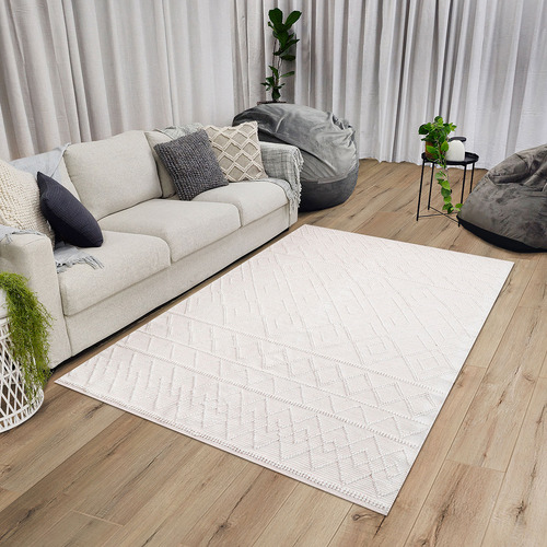 Batibou Hand-Woven Wool-Blend Rug