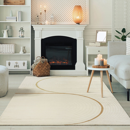 Cream & Gold Kari Rug