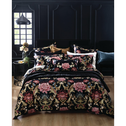 Medici Cotton Sateen Quilt Cover Set Temple & ster