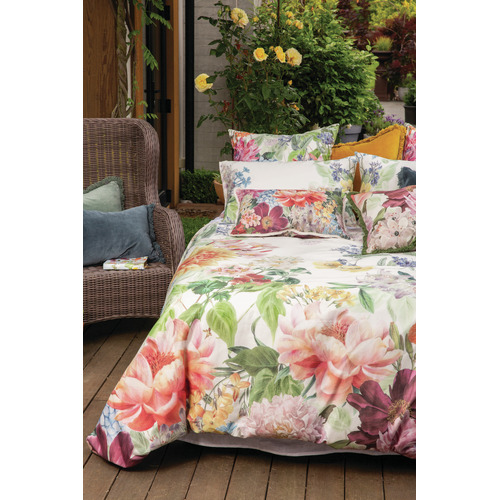 Ashanti Cotton Sateen Quilt Cover Set Temple & ster