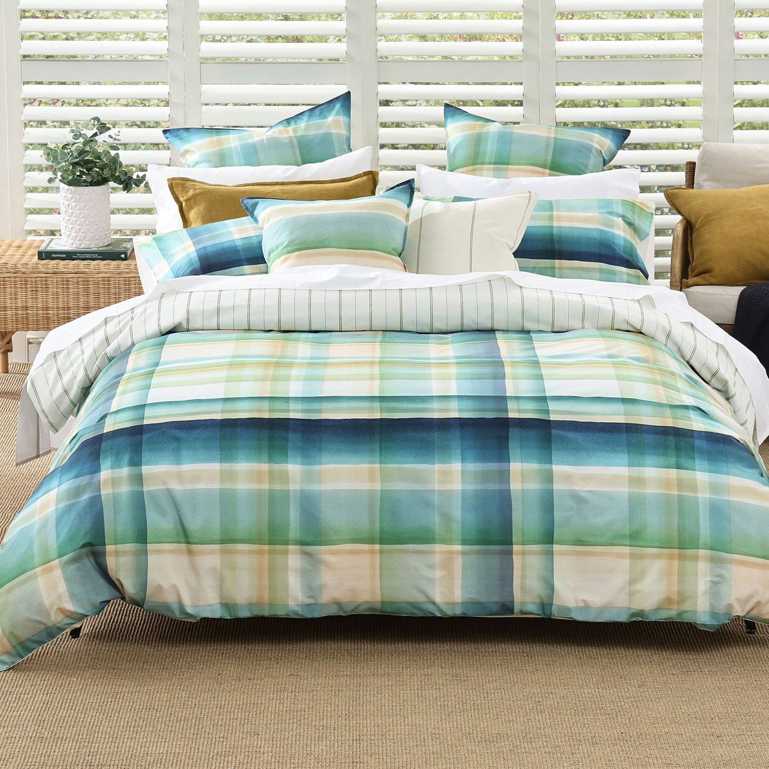 Freddie Cotton Percale Quilt Cover Set