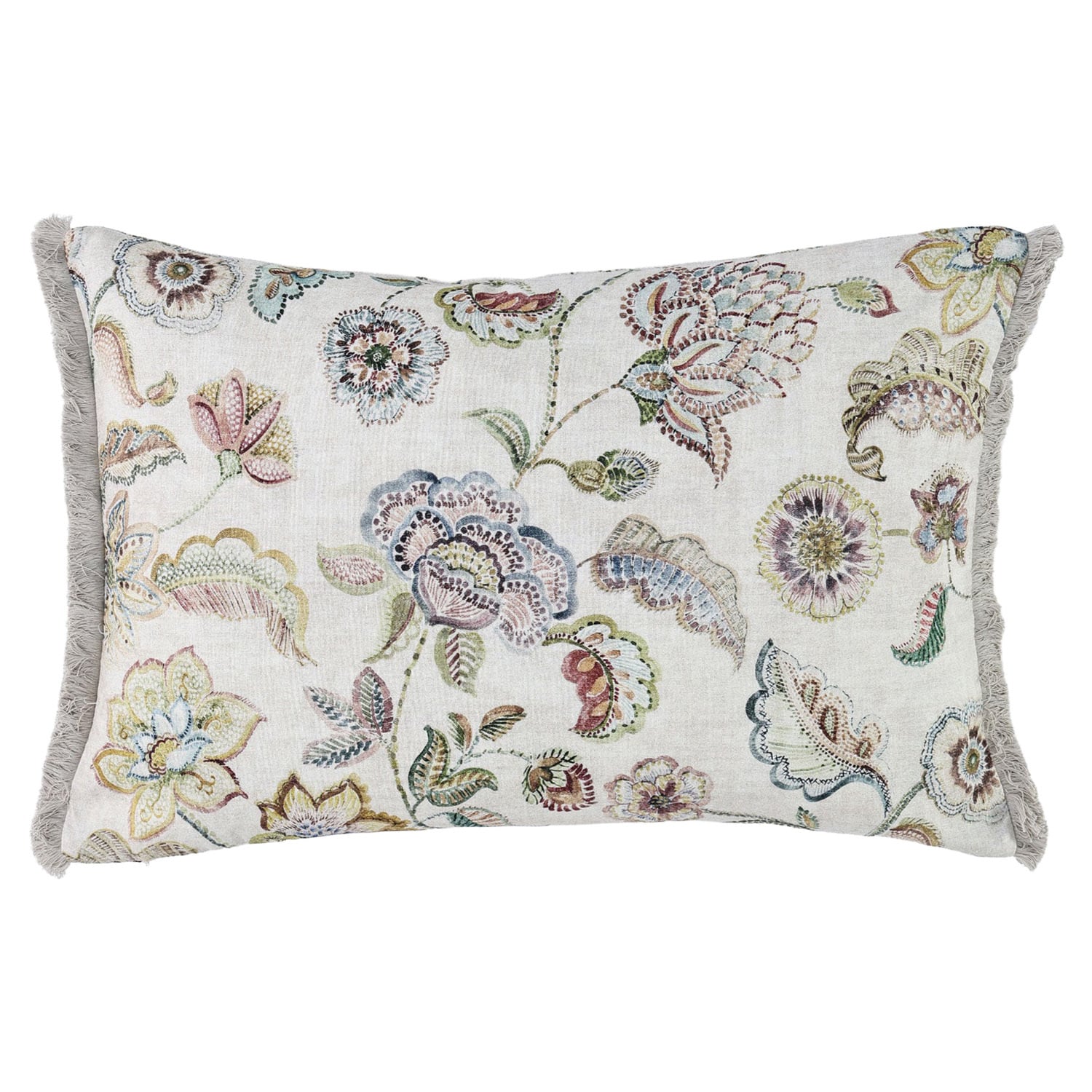 Floral Malfi Linen & Cotton Cushion