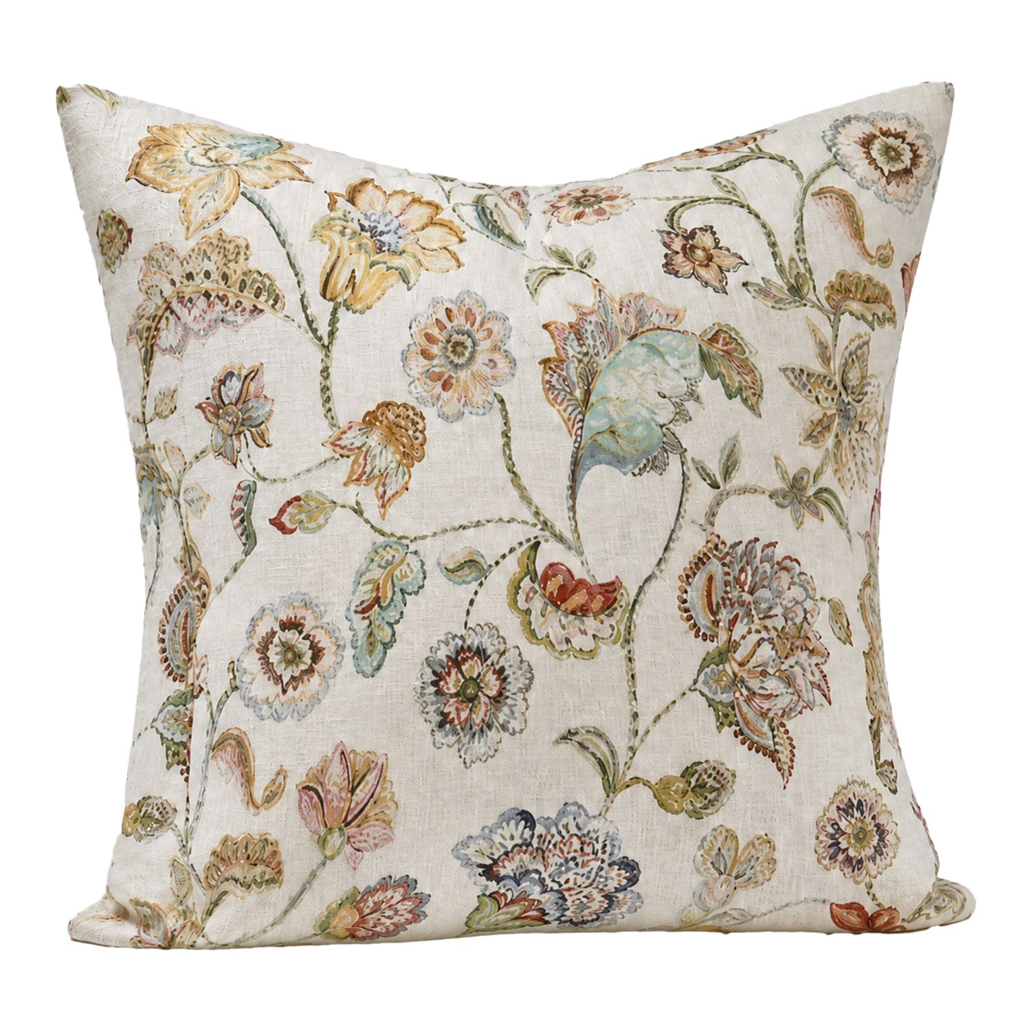 Floral Malfi Cotton Sateen European Pillowcase