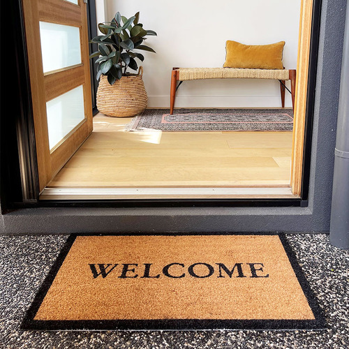 DoorMates Classic Welcome Coir Doormat | Temple & Webster