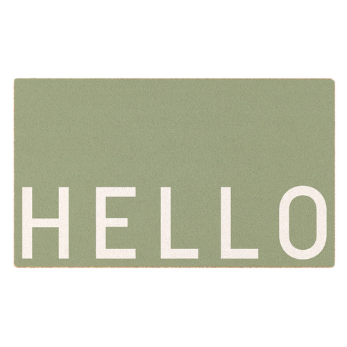 Eucalyptus Hello Coir Doormat Temple & ster