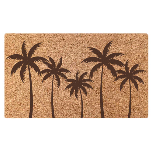 Palm Springs Coir Doormat Temple & ster