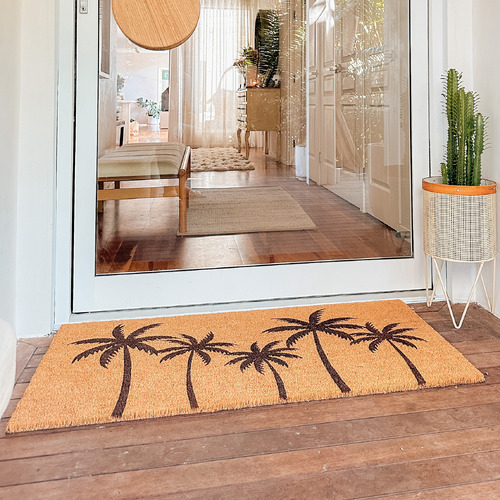 Palm Springs Coir Doormat Temple & ster