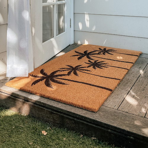 Palm Springs Coir Doormat Temple & ster