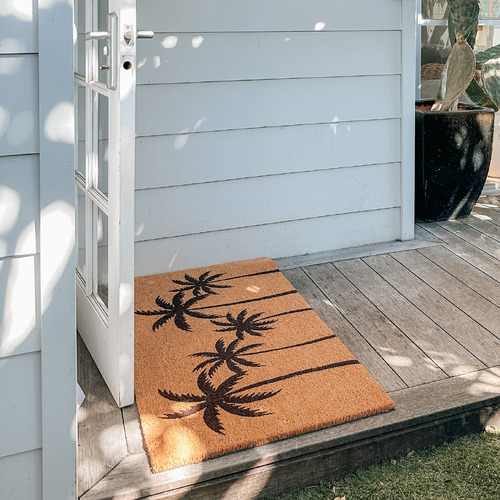 Palm Springs Coir Doormat Temple & ster