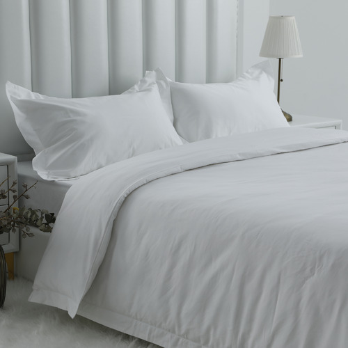 Comfy Sheet Collection Egyptian Cotton 1000TC White Striped AU Sizes Select Item 
