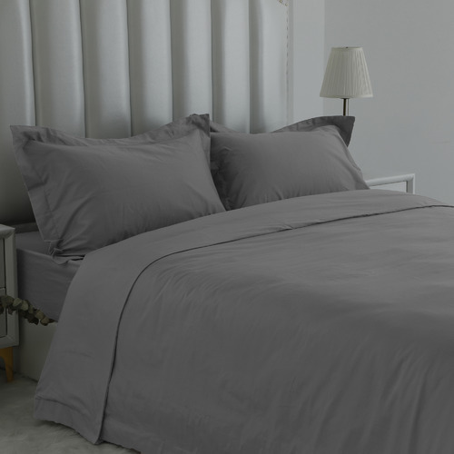 Grey 1000TC Egyptian Cotton Sateen Quilt Cover Set