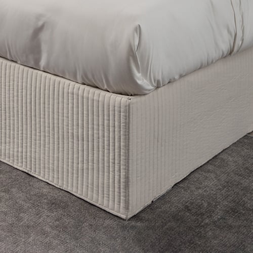 Microfibre Quilted Bed Valance
