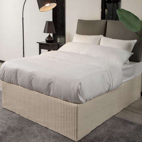 Microfibre Quilted Bed Valance