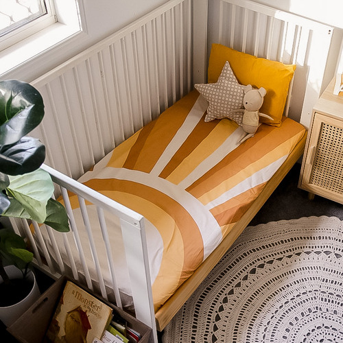 cotton on cot sheets