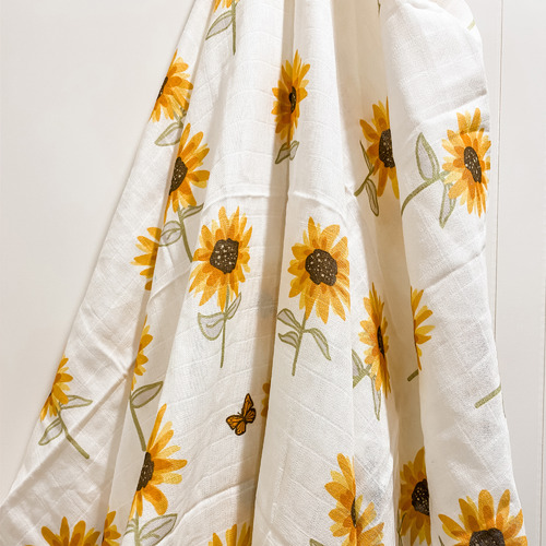 sunflower swaddle