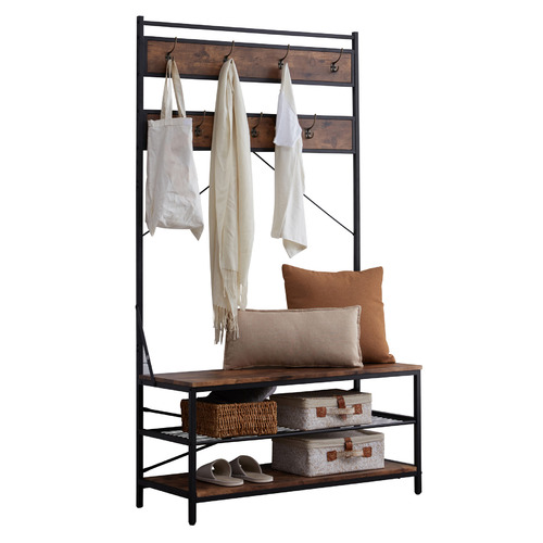 EvieHome Danielson Entryway Hall Tree Temple & ster