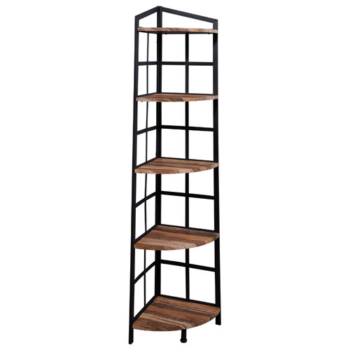 EvieHome Kilner 5 Tier Corner Shelf | Temple & Webster