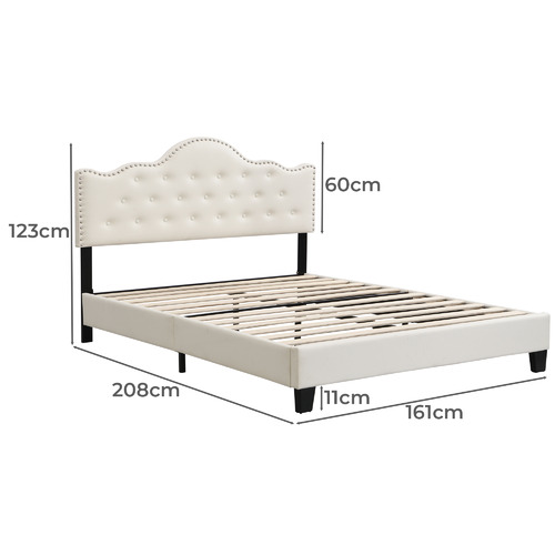 Holt Button Tufted Bed Frame
