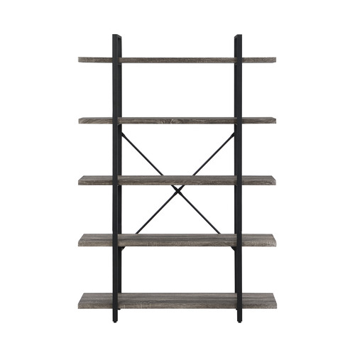 EvieHome Clint 5 Tier Bookshelf Temple & ster