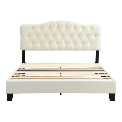 EvieHome Kyler Upholstered Bed Frame | Temple & Webster
