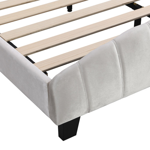 Ostrean Velvet Bed