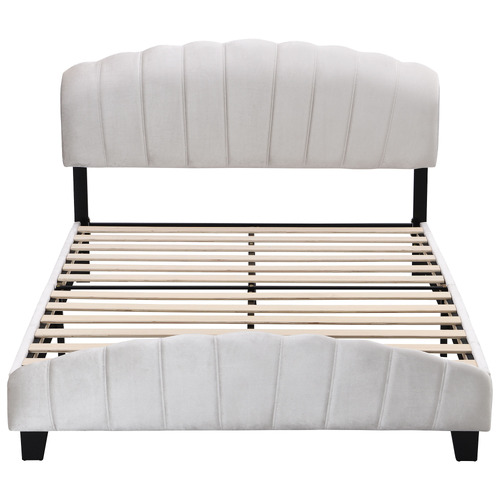 Ostrean Velvet Bed