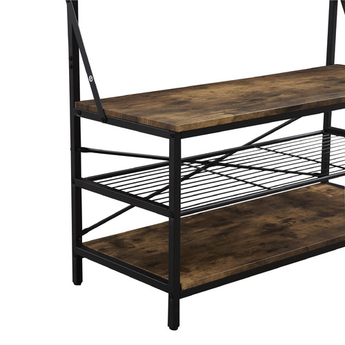 EvieHome Danielson Entryway Hall Tree Temple & ster