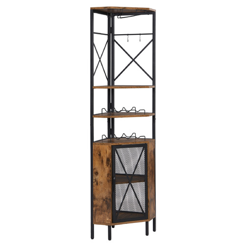 EvieHome Etienne Corner Wine Cabinet | Temple & Webster