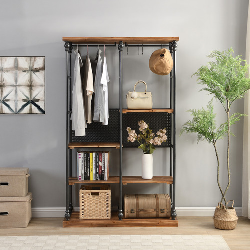 Kyle Fir Wood Shelving Unit