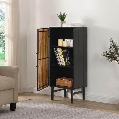 Miller Fir Wood Storage Cabinet