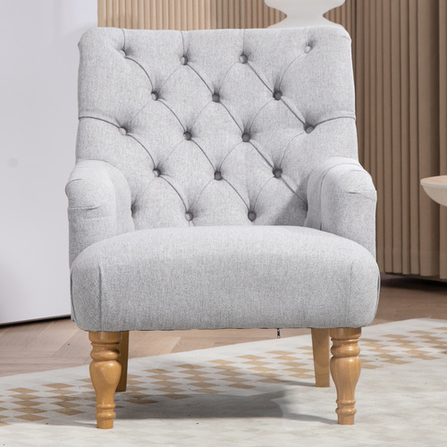 Omar Button Tufted Armchair