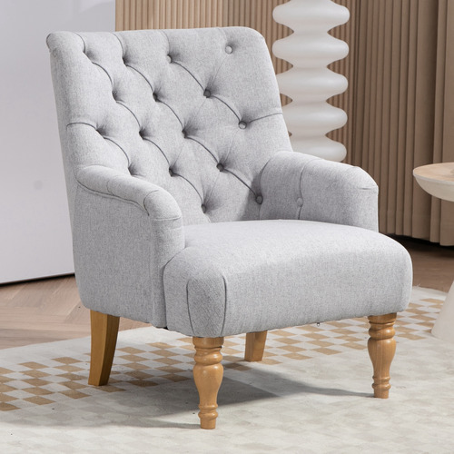Omar Button Tufted Armchair