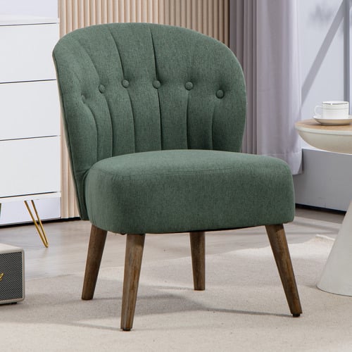 EvieHome Oliver Upholstered Accent Chair Temple Webster