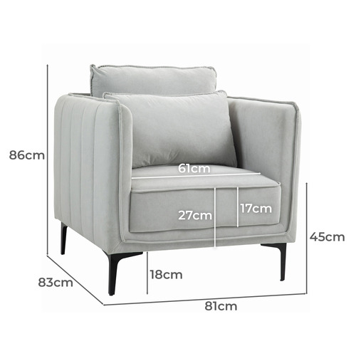 Claudia Upholstered Armchair