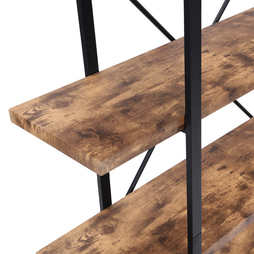 5 Tier Industrial Bookshelf