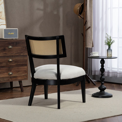 Hudson Rubberwood Accent Chair