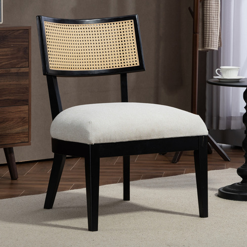 Hudson Rubberwood Accent Chair