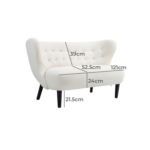 Jayce 2 Seater Upholstered Sofa