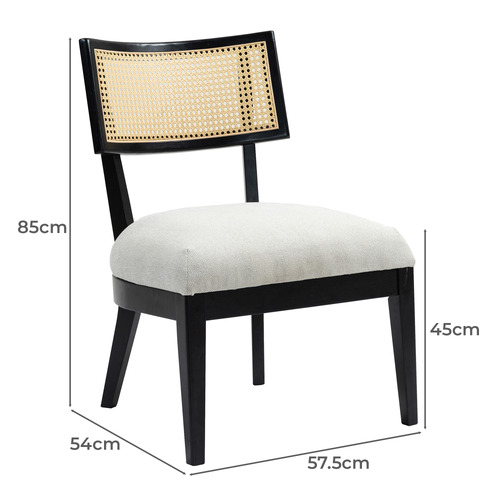 Hudson Rubberwood Accent Chair