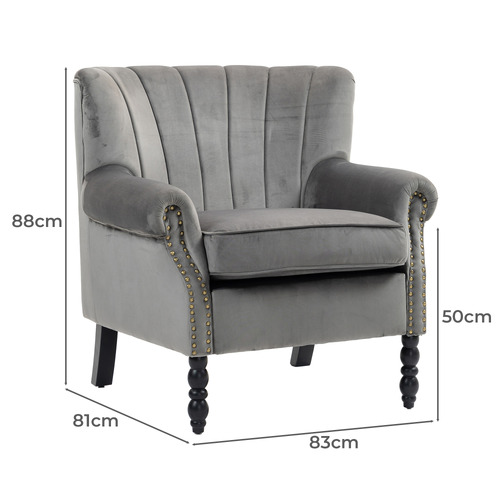 Cooper Velvet Armchair