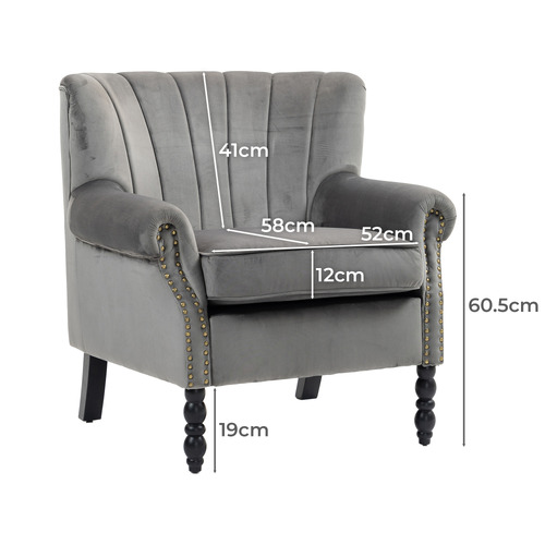 Cooper Velvet Armchair